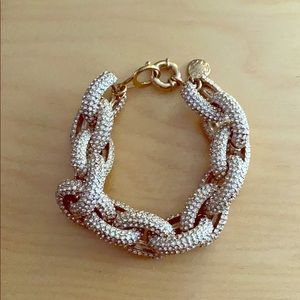J. Crew pave link bracelet